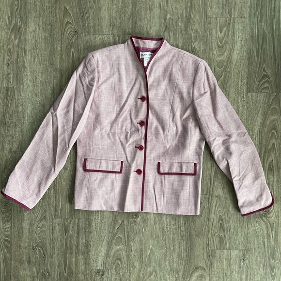 PENDLETON Women Suit Jacket Size 14 4 Front Buttons‎ Pockets Lined USA - Picture 1 of 7